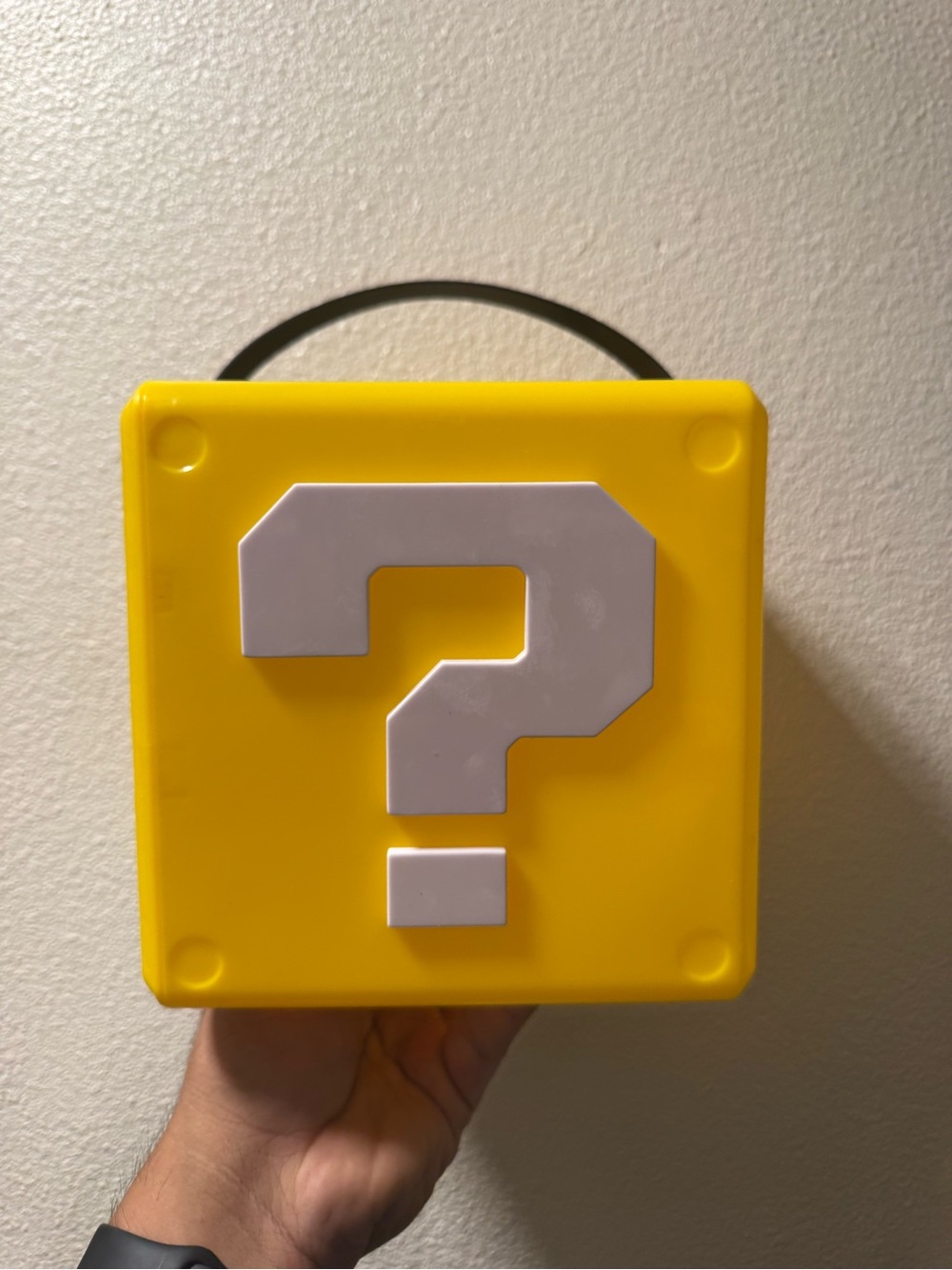 Disguise Super Mario Bros Treat Pail, Yellow Question Mystery Block Candy Bucket